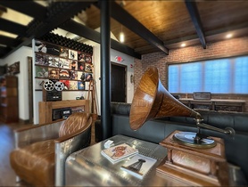 The space showcases technology from the past to modern day taking you through a 100 year audio experience!