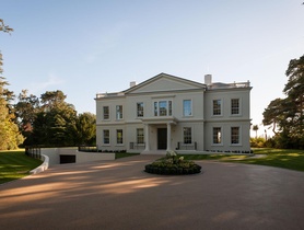 Lutron HomeWorks control and automation of external façade lighting.