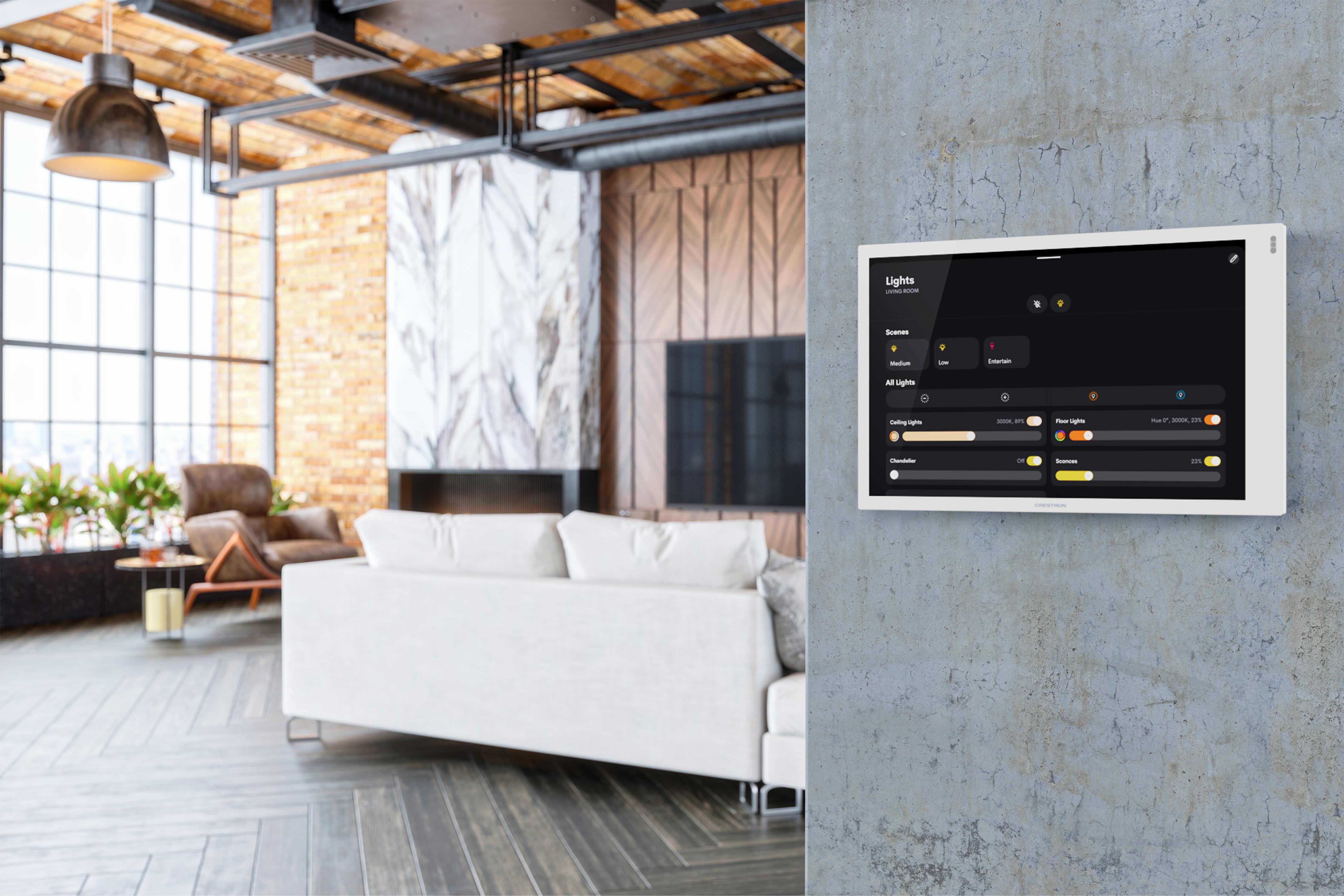 Crestron Living Room Smart Home / Home Controls