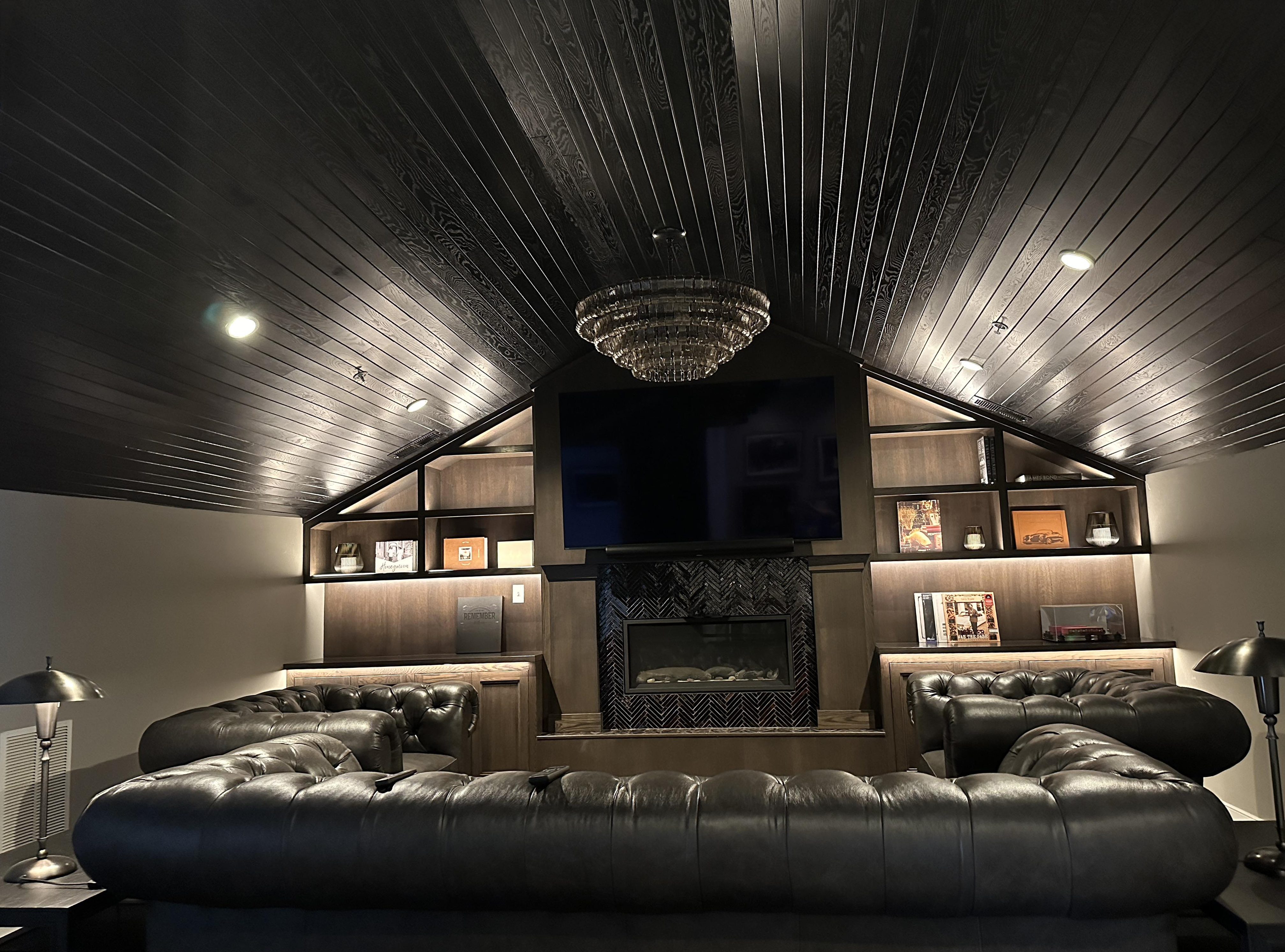 MediaObsessions Integrated Crestron Touch interface, HVAC Control